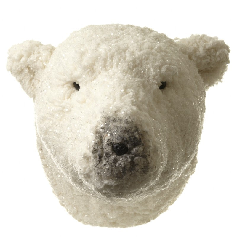 Wall mounted polar bear head - WowCornwall