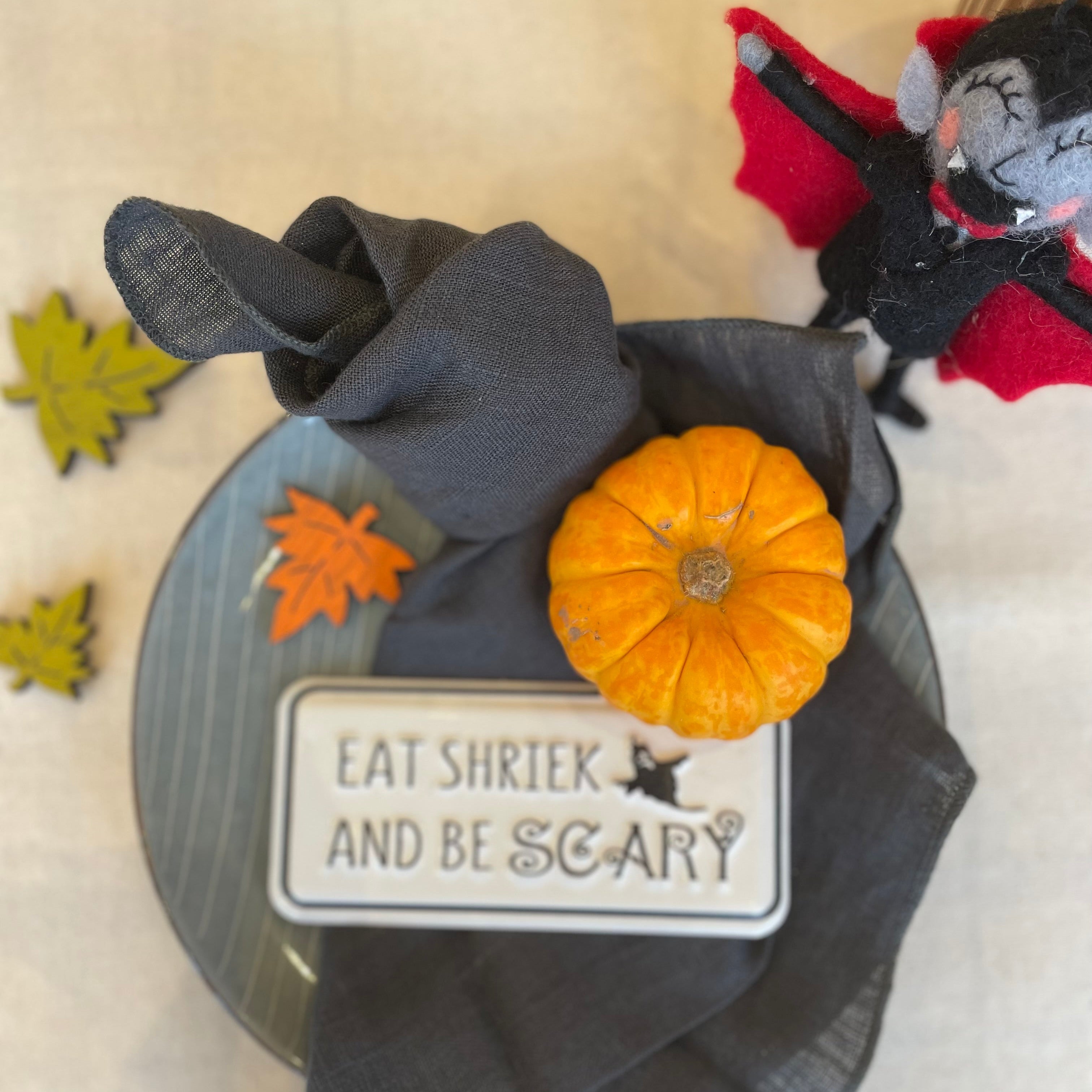 Eat Shriek And Be Scary Sign - WowCornwall