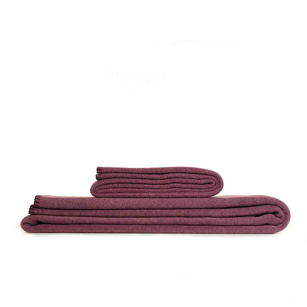Tweedmill Fleece Throw in Plum, Wine, Red or Pastel Pink
