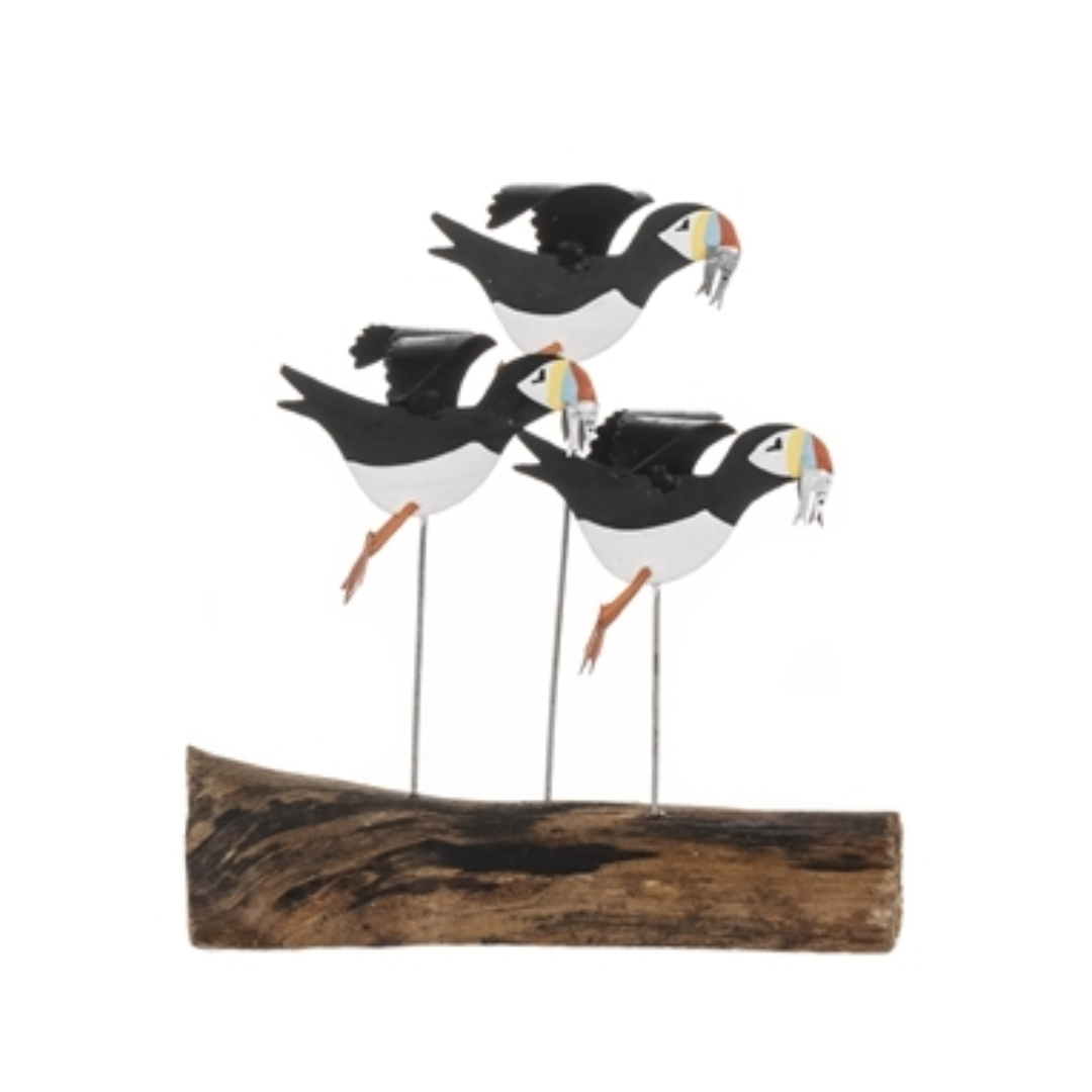 Puffin & Sand Eels Trio
