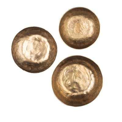 Set of 3 Forged Antique Finish Bowls