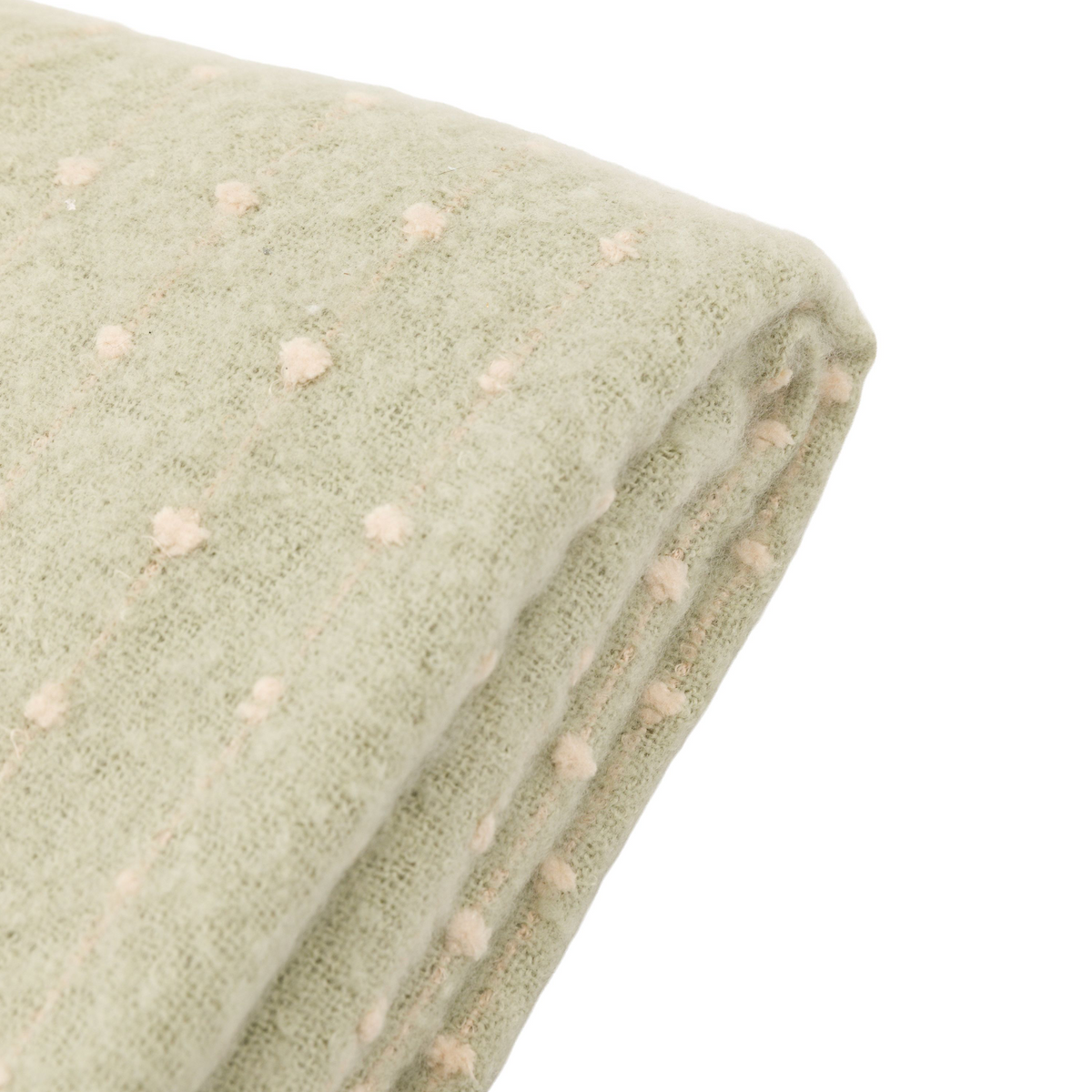 Dottie Faux Mohair Throw Sage