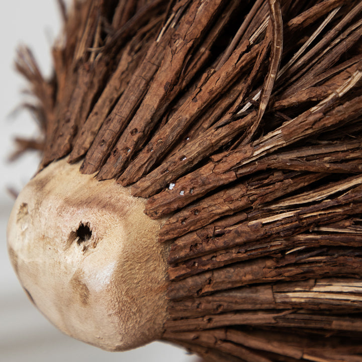 Standing Stag Wooden Sculpture - WowCornwall