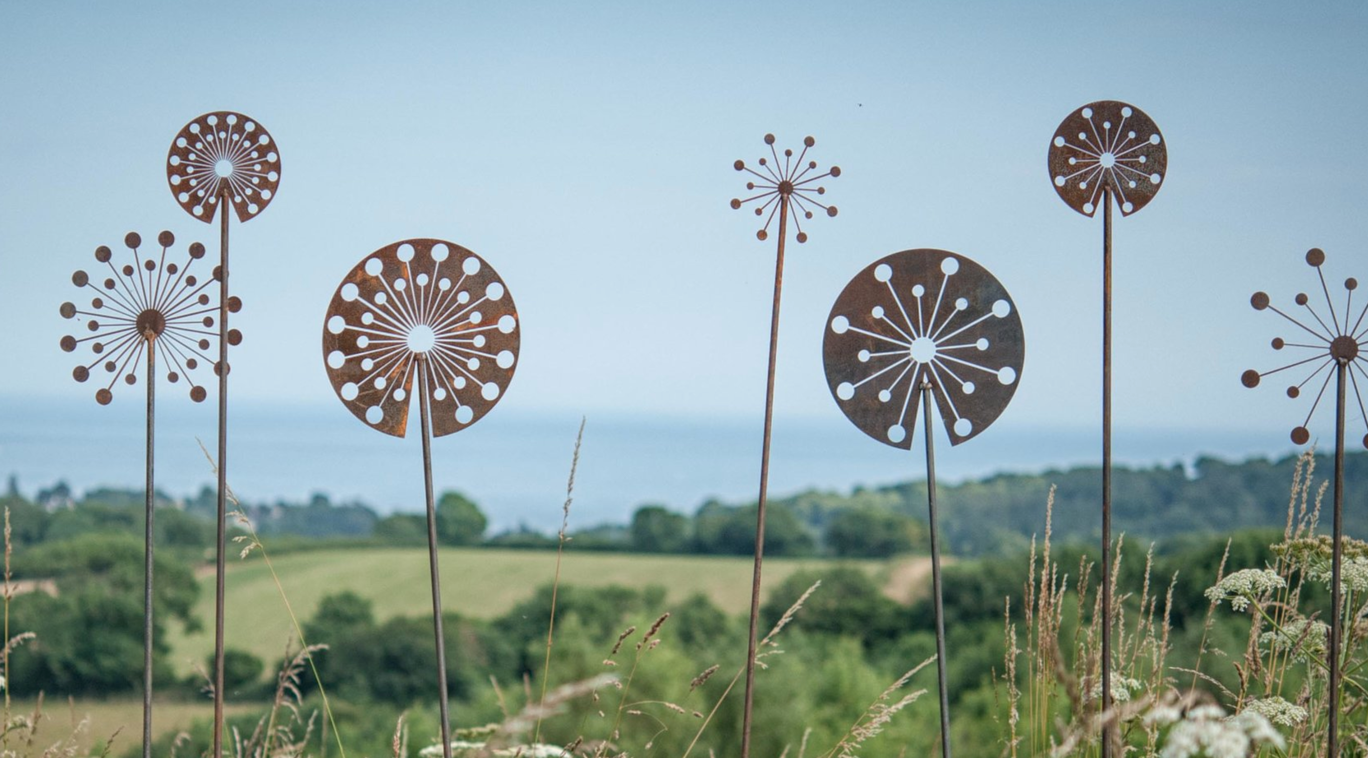 Beautiful handmade garden decorations