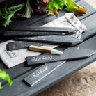 Classic Plant Tags with Pencil - Slate, Natural, Set of 6