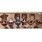 Glass Shiny Ornaments with Bow – Set of 6 Assorted - WowCornwall