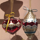 Glass Shiny Ornaments with Bow – Set of 6 Assorted - WowCornwall