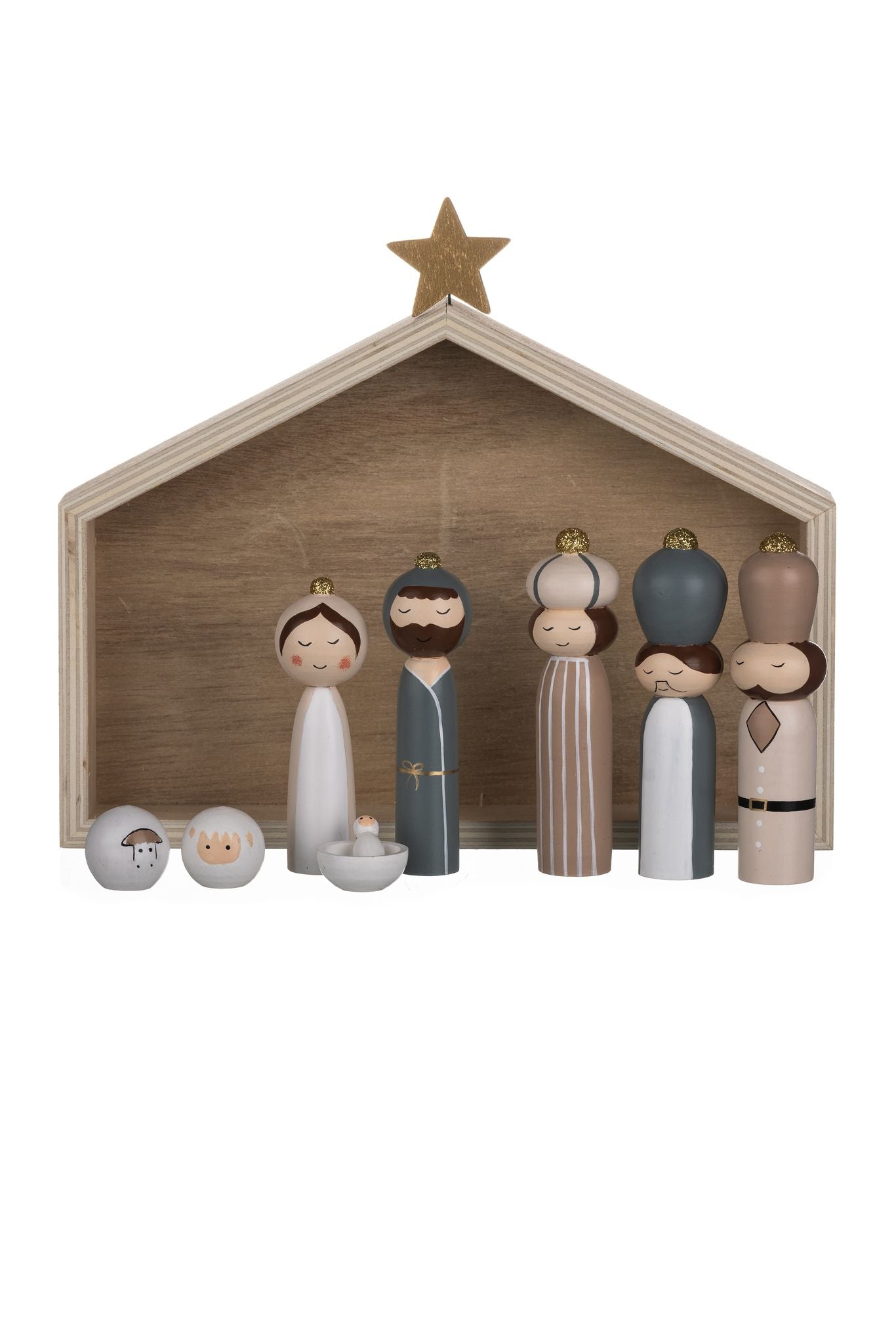 Ten Piece Nativity Decoration - WowCornwall