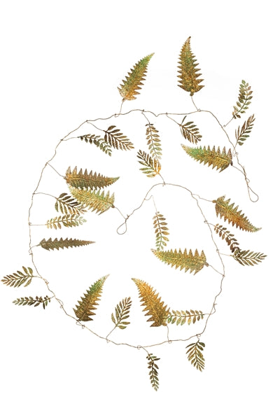 Bronzed Fern Garland - WowCornwall