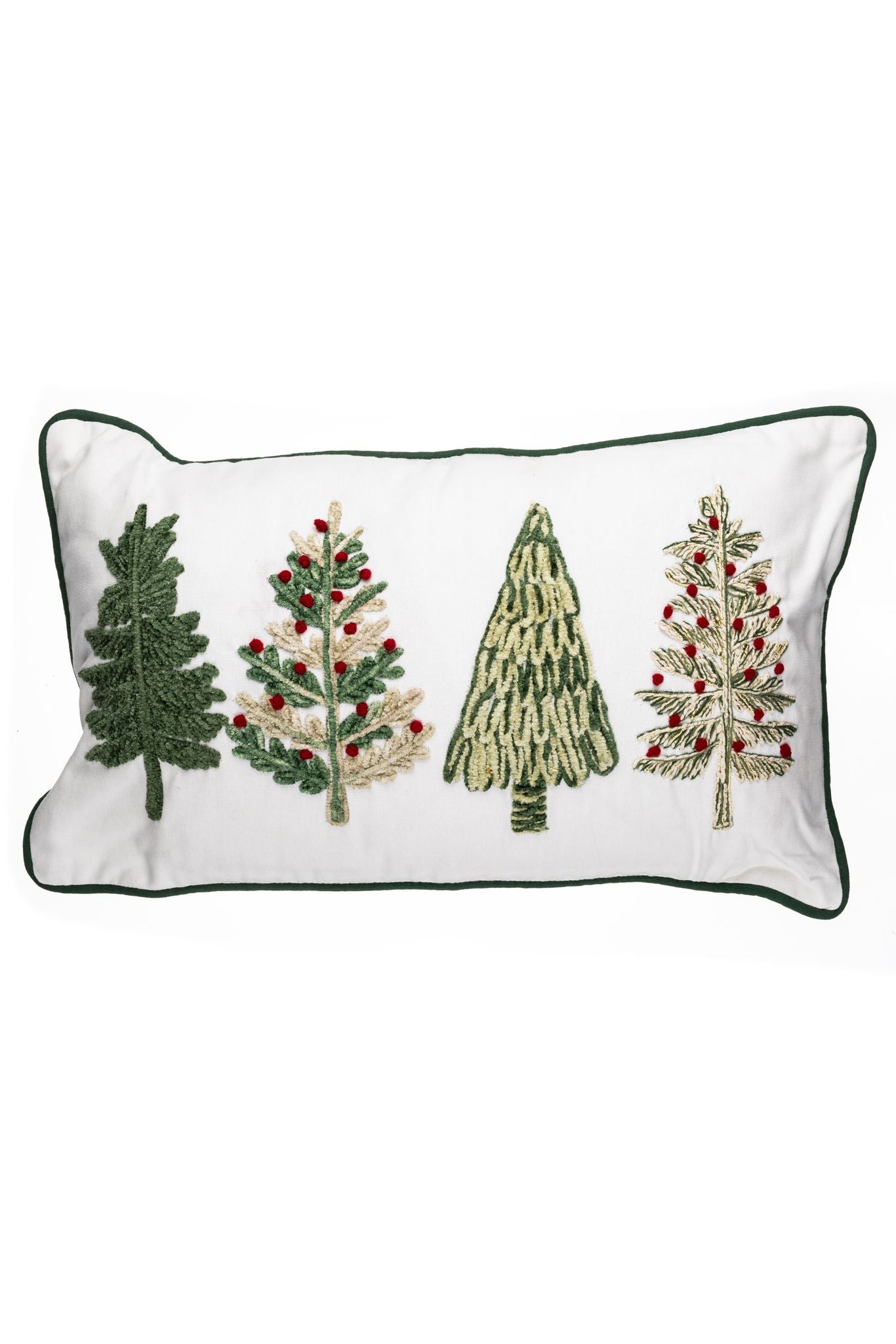 Christmas Trees Landscape Cushion - WowCornwall