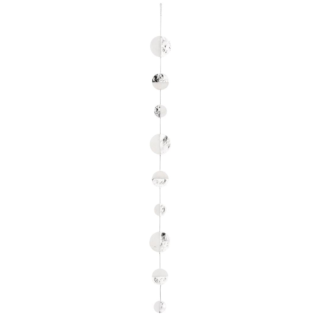 Capiz chain, Silver Christmas decoration by Rader - WowCornwall