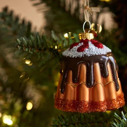 Chocolate pudding ornament - WowCornwall