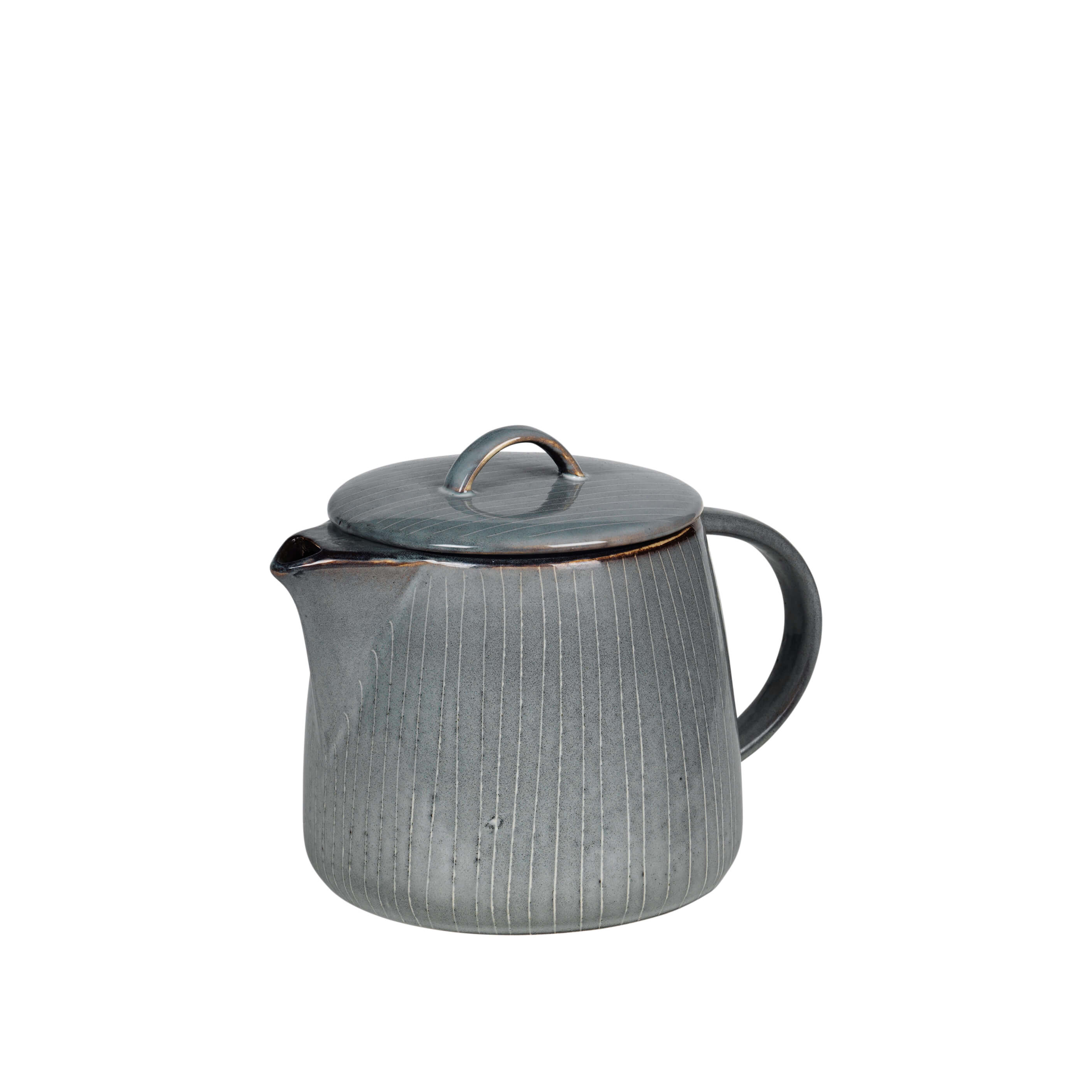 Nordic Sea Flat Top Tea Pot - WowCornwall