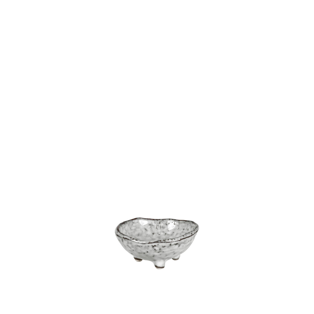 Broste Small Bowl with Feet Sand