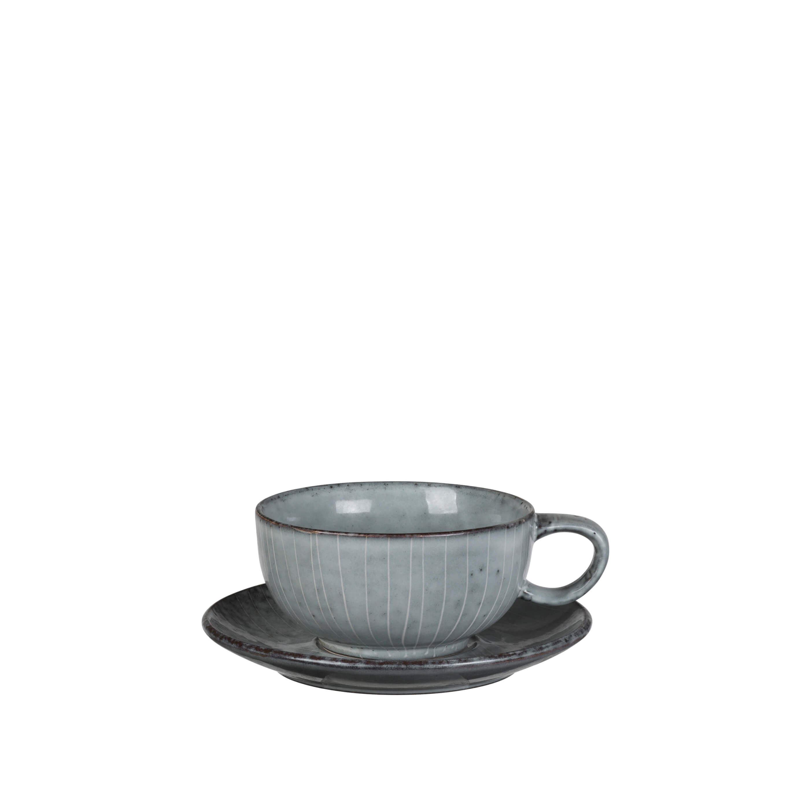 Nordic Sea Large Cup with Saucer - WowCornwall