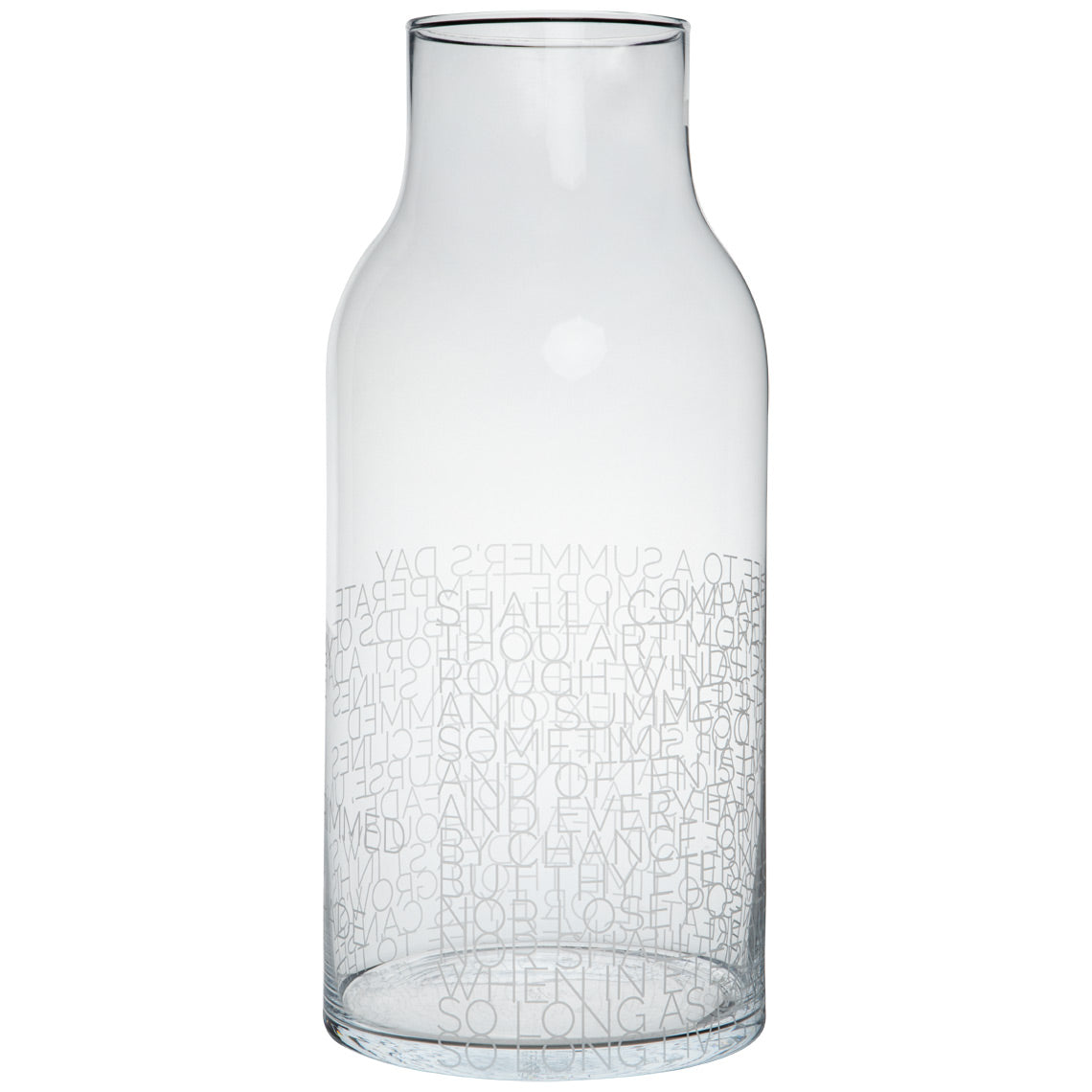 Glass Vase, Shakespeare Summer's Day - WowCornwall