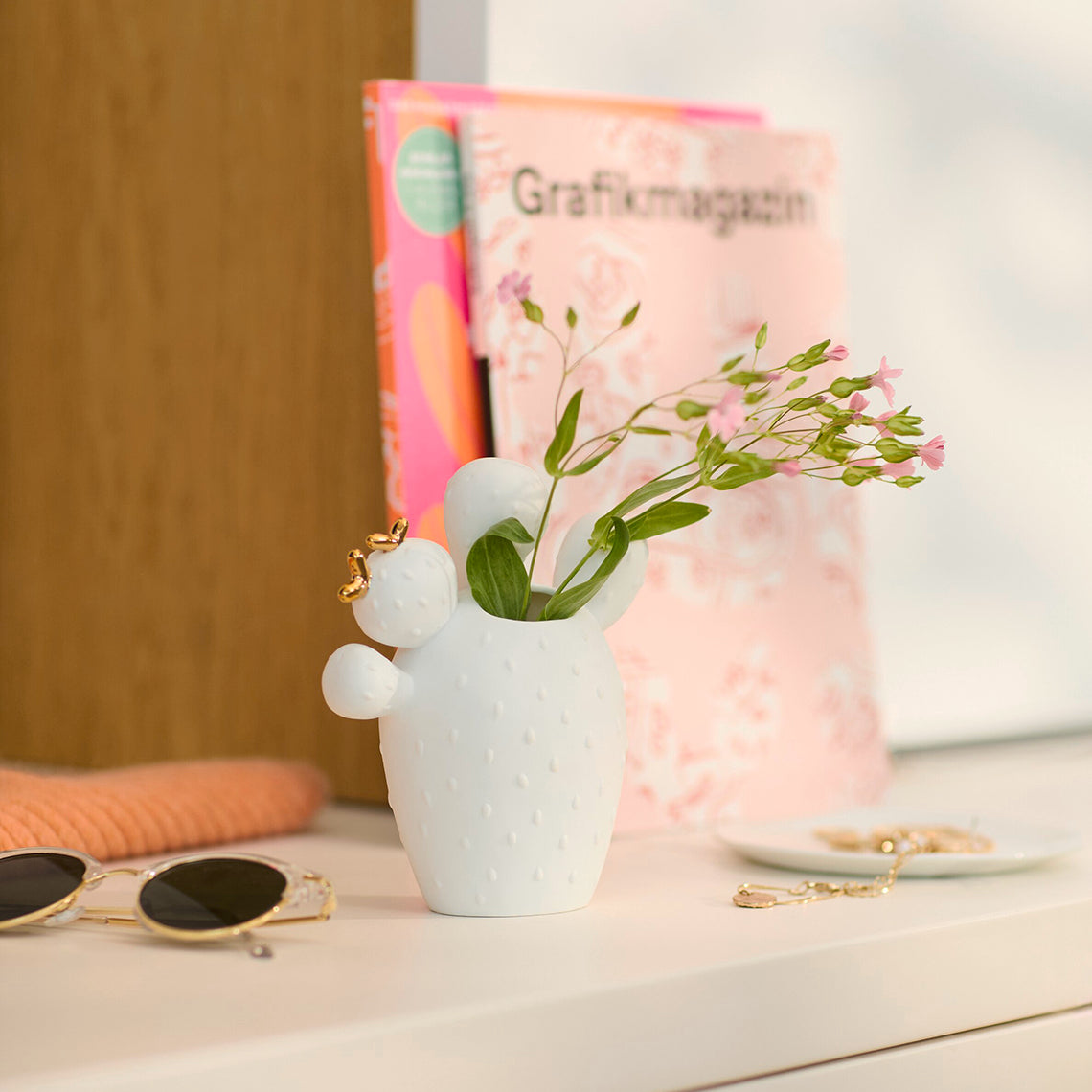 Medium Cactus Vase - WowCornwall