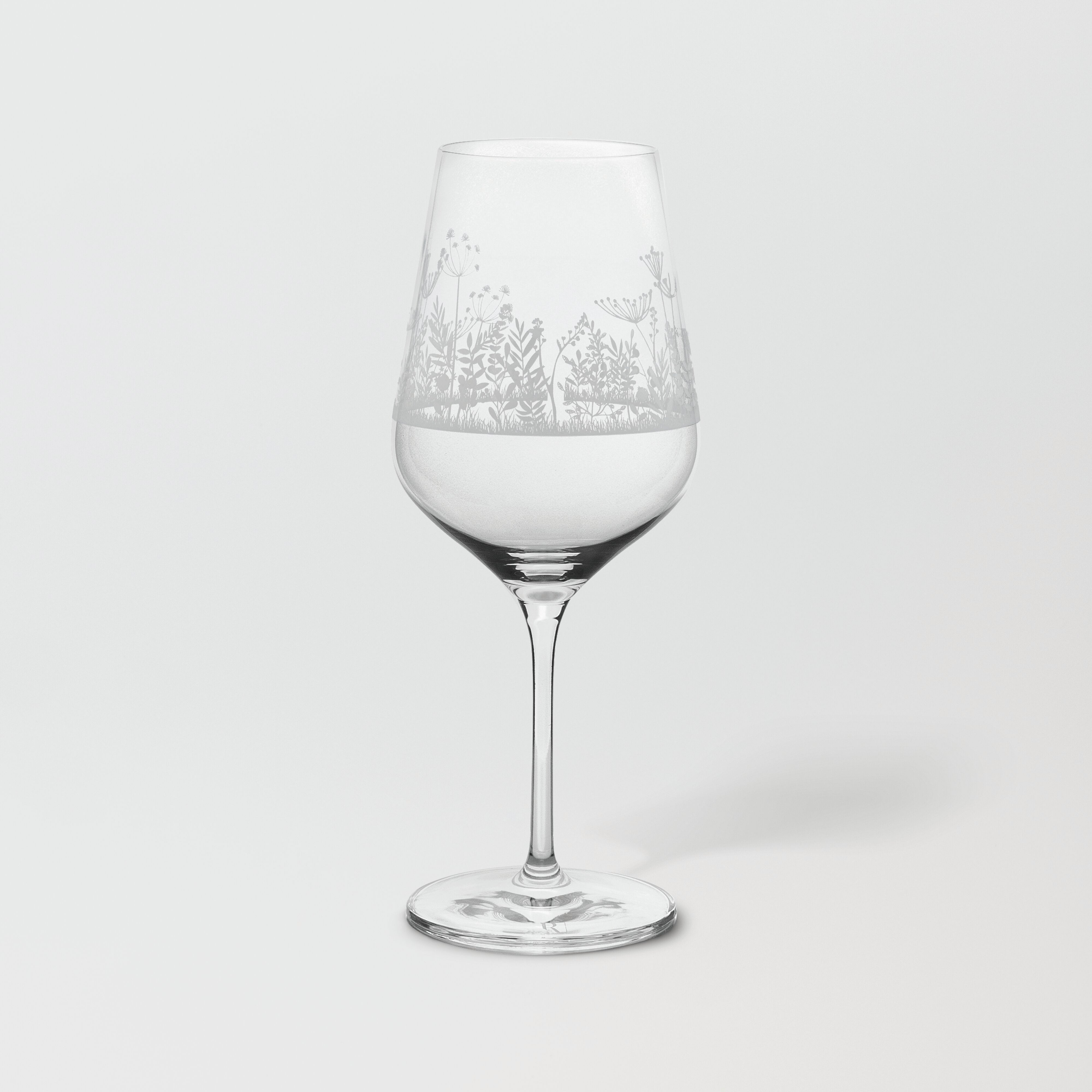 Garden of Wonders Wine Glass - WowCornwall