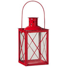 Small Red Red Glass Lantern - WowCornwall