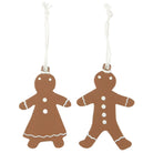 Gingerbread Couple Hanging Ornament - WowCornwall