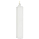 White Short Dinner Candle - WowCornwall