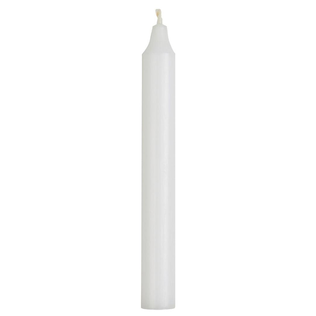 White Dinner Candle - WowCornwall