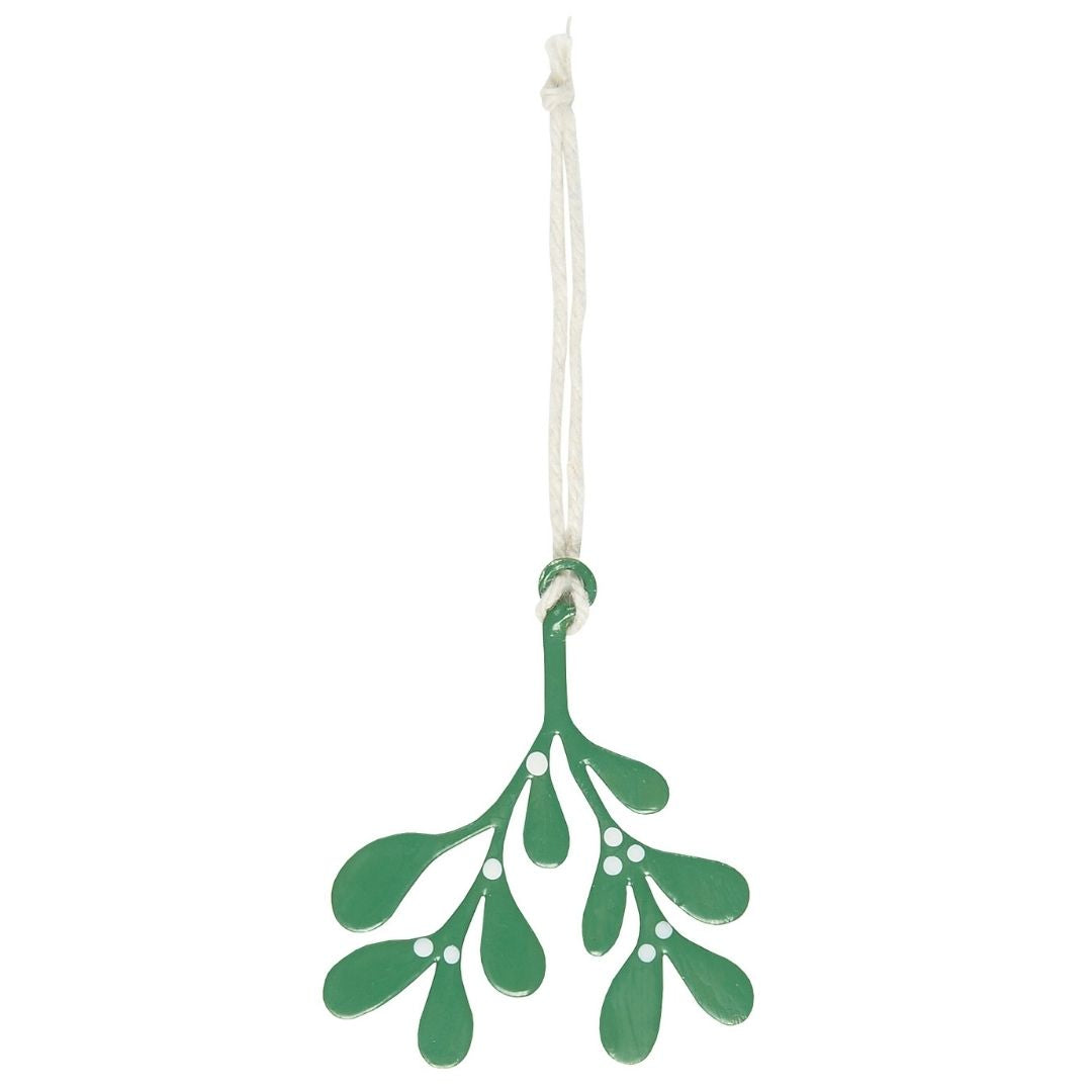 Green Mistletoe Hanging Ornament - WowCornwall
