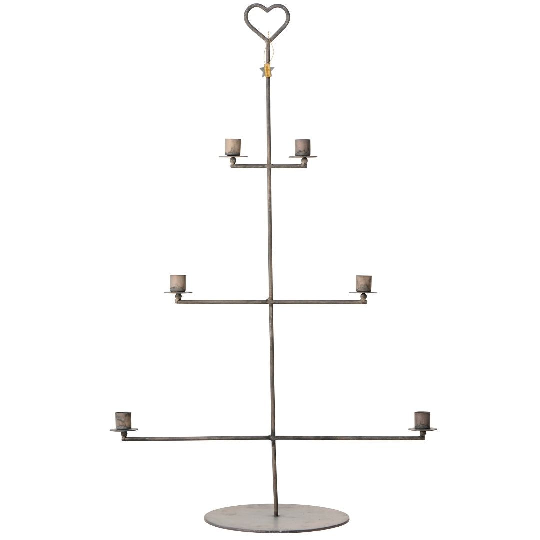 Metal Candle Holder for 6 Candles - WowCornwall