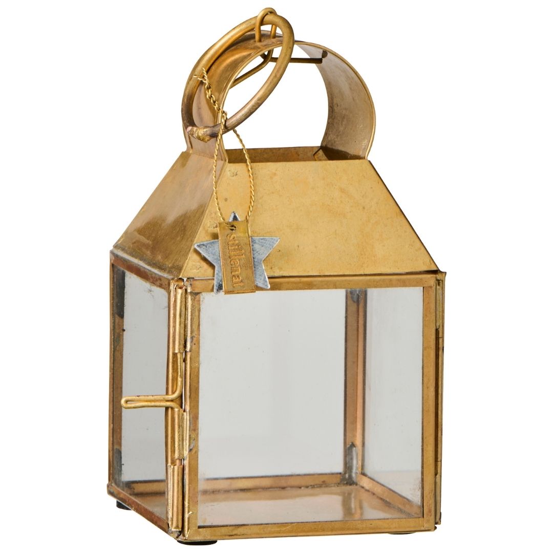 Mini Brass Lantern - WowCornwall
