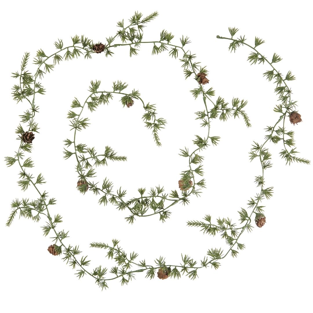 Cedar Garland with Cones 180cm - WowCornwall
