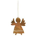 Hanging Brass Angel Ornament - WowCornwall
