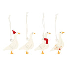 Hanging Goose Decorations x 4 - WowCornwall