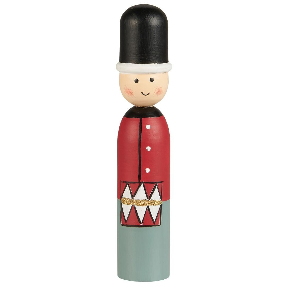 Standing Christmas Guard with Drum Decoration - WowCornwall