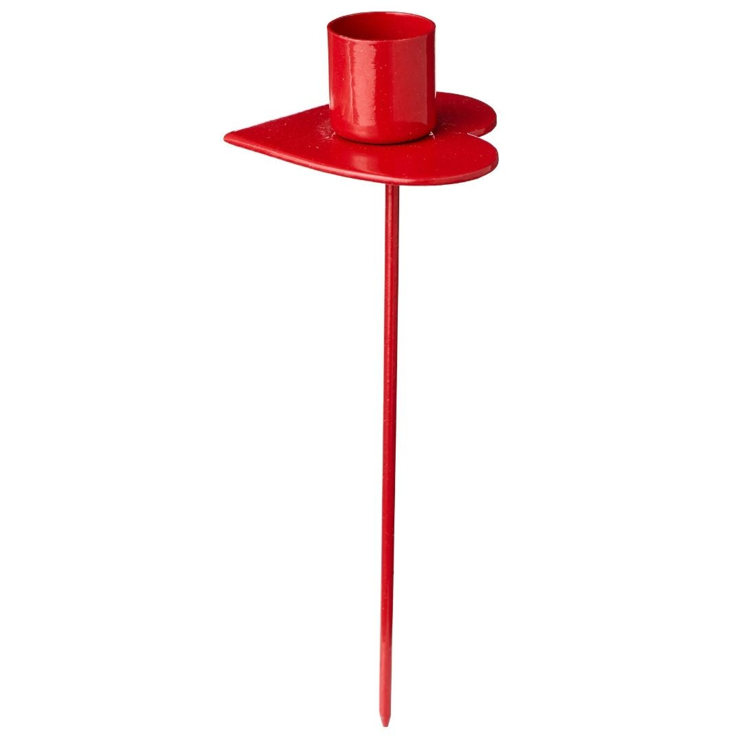 Heart-Shaped Candle Holder Spear - WowCornwall