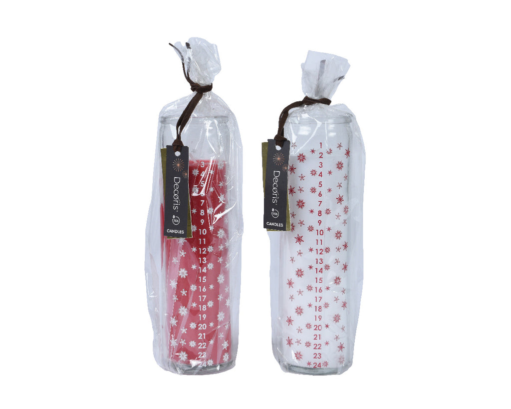 Advent candle pack of 2