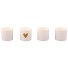Love Lights Set of 4 - gold - WowCornwall