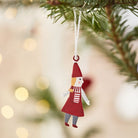 Santa's Helper Couple Hanging Ornament Set of 2 - WowCornwall