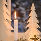 Paper Cut Standing Christmas Tree Decorations - WowCornwall