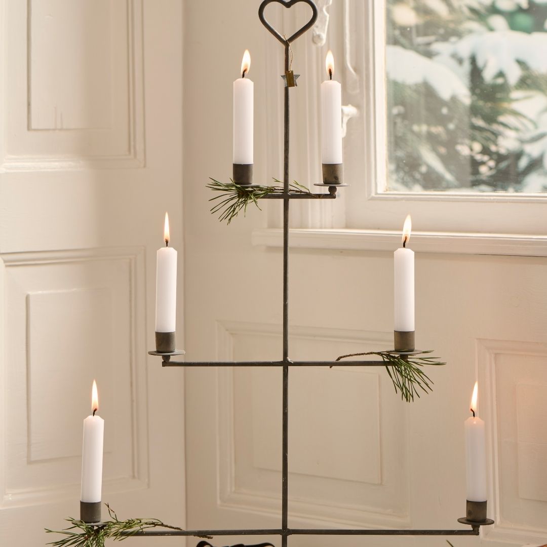 Metal Candle Holder for 6 Candles - WowCornwall