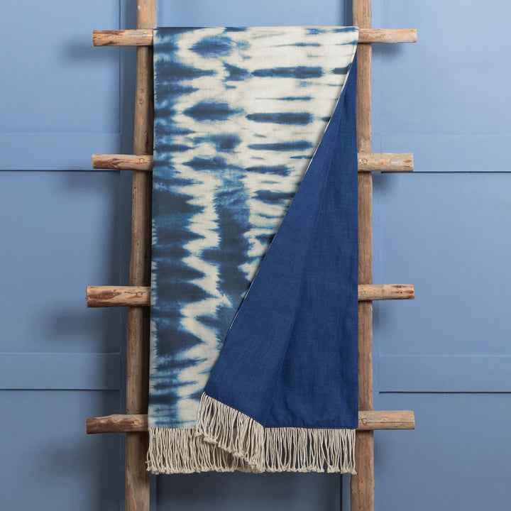 Marlo Woven Throw – Cobalt