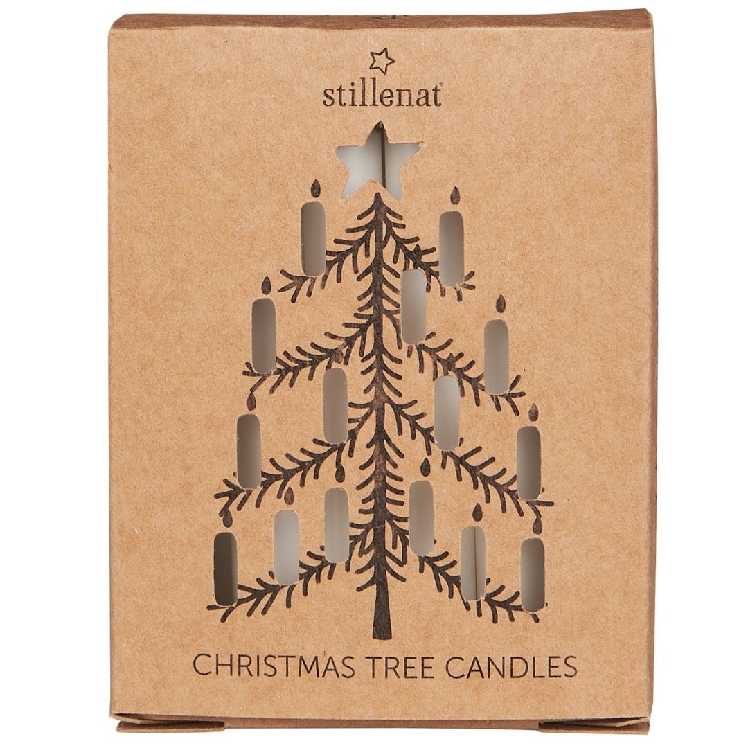 Box of 12 White Tapered Candles - WowCornwall