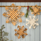 Hanging White 8 Sided Paper Star - WowCornwall