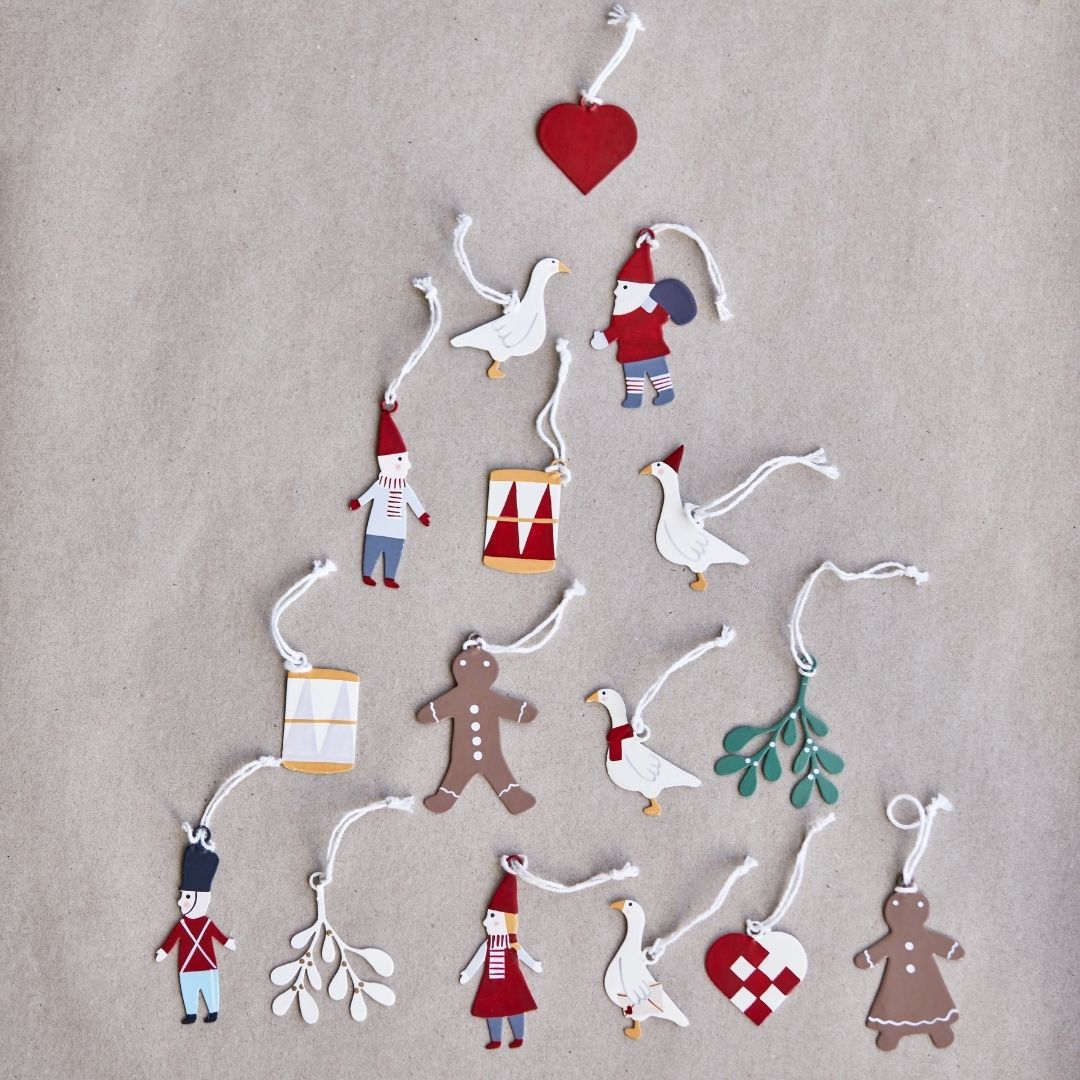 Drums Hanging Ornament Set of 2 - WowCornwall