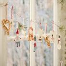 Twine Hanging Heart Christmas Ornament - WowCornwall
