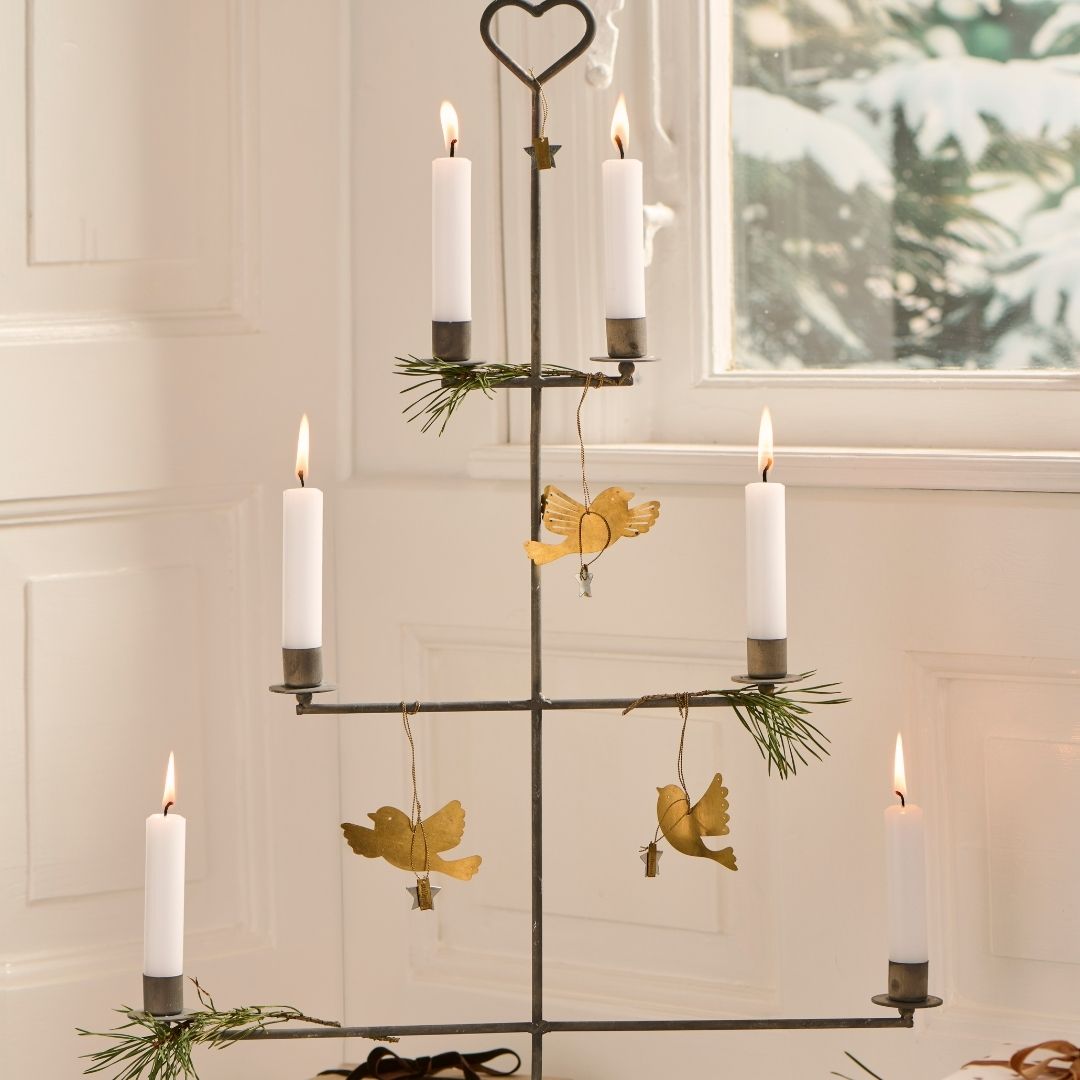 Metal Candle Holder for 6 Candles - WowCornwall