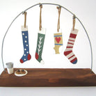 Four Hanging Stockings Christmas Decoration - WowCornwall