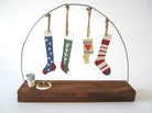Four Hanging Stockings Christmas Decoration - WowCornwall