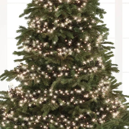 LED cluster lights 8 function twinkle outdoor 13.5m 1512 lights - WowCornwall