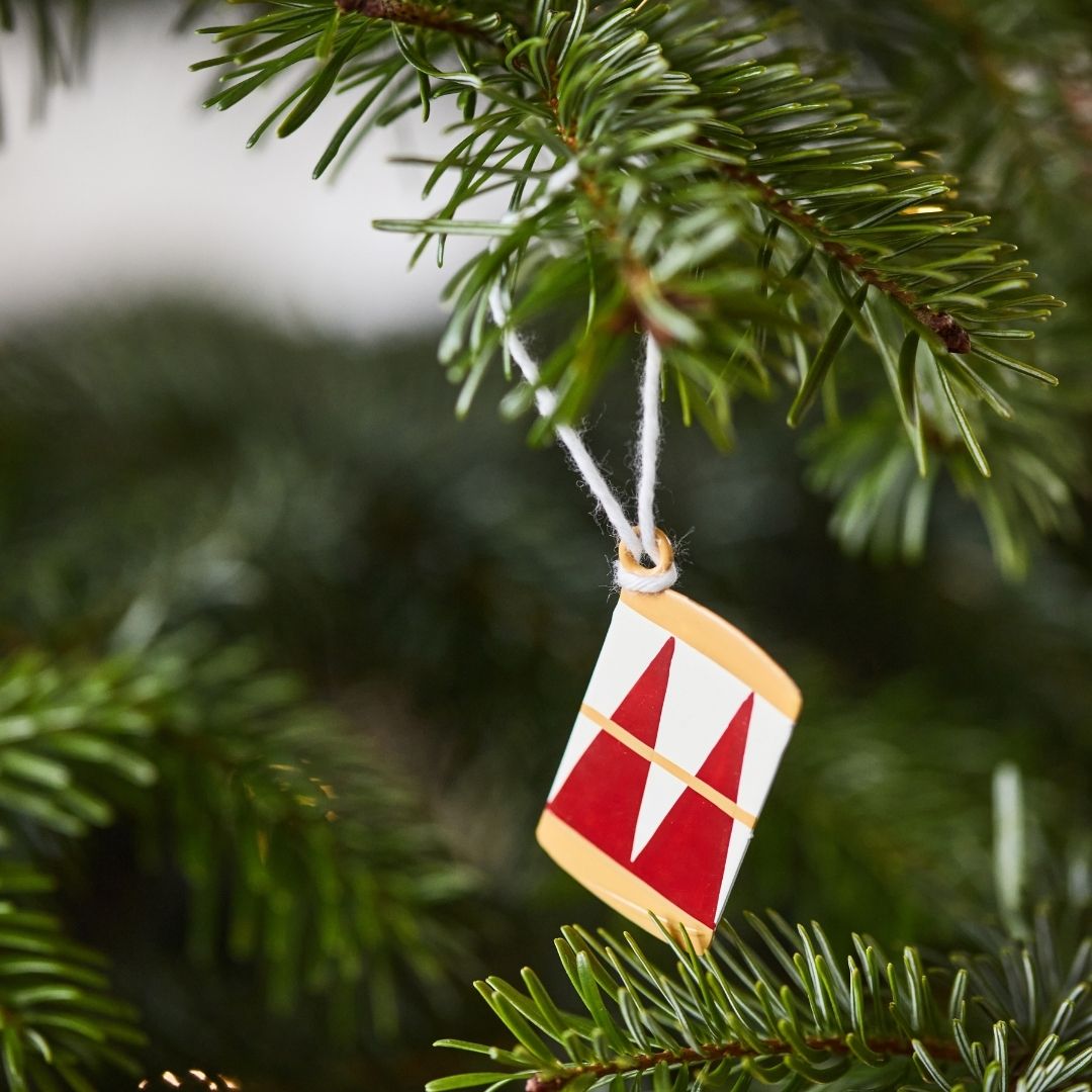 Drums Hanging Ornament Set of 2 - WowCornwall