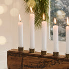 White Dinner Candle - WowCornwall